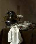 Jan Jansz. Treck - Still Life with a Pewter Flagon and Two Ming Bowls